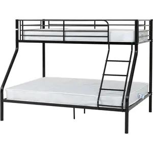 Harold Triple Sleeper Bunk Bunk Bed Black