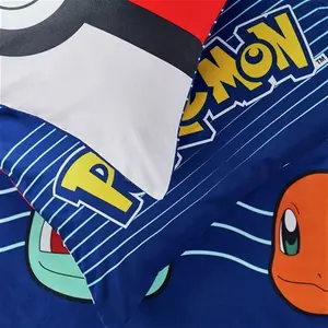 Pokemon Blue Kids Bedding Set - Double