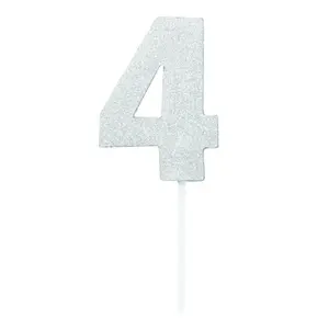 Bristol Novelty Diamond Number Cake Topper Silver (0)