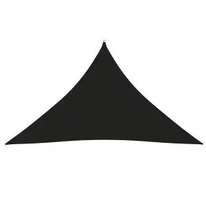 Berkfield Sunshade Sail Oxford Fabric Triangular 5x5x6 m Black