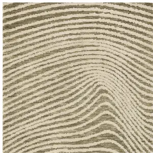 Modern Forest Green Abstract Easy to Clean Rug for Living Room Dining Room & Bedroom-120cm X 170cm