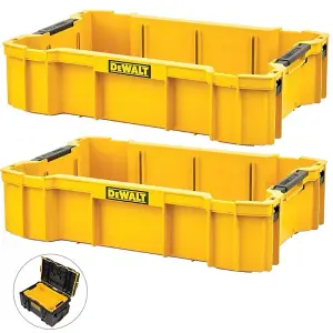 Dewalt Tough System 2.0 DWST83408-1 Tool Box Internal Deep Storage Tool Tray x2