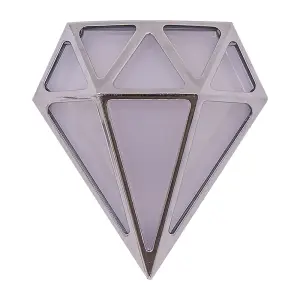 ValueLights Diamond Chrome Bathroom Wall Light