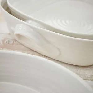 Sophie Conran Portmeirion Round Roasting Dish, White