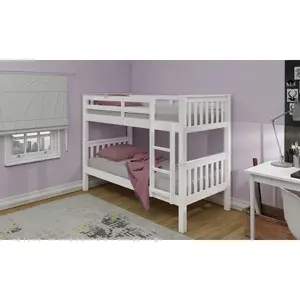 Lares Standard Bunk Bed White / Single (3')