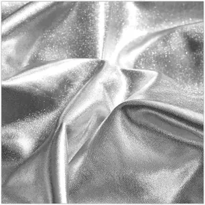 Round Polyester Spandex Arch Stand Backdrop Cover Garden Arbors Cover, Shiny Silver - 180cm