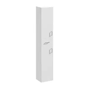 Dezine Velvare 350mm x 1900mm Gloss White Cupboard (300mm deep)