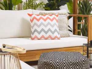 Set of 2 Outdoor Cushions LAGARO Multicolour