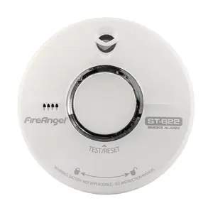 FireAngel ST-622 10 Year Thermally Enhanced Optical Smoke Alarm (Thermoptek)