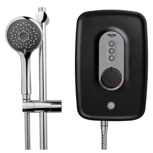 Triton Trance 3 Matt Black Electric Shower, 10.5kW