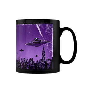 Grindstore We Are Not Alone Sci-Fi Mug Black/Purple (One Size)