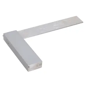 4" 100mm Engineer Tri Set Square Right Angle Straight Edge Stainless Steel