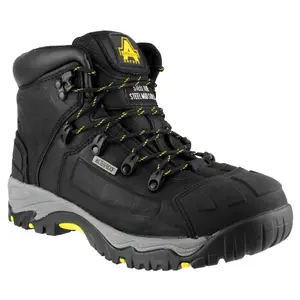 Amblers Waterproof Black Safety boots, Size 9