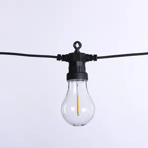 Noma Festoon Lights Mains-powered (plug-in & wired) Warm white 20 LED Outdoor String lights