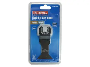 Faithfull - Bi-Metal Flush Cut Wood/Metal Blades 44mm (Pack 5)