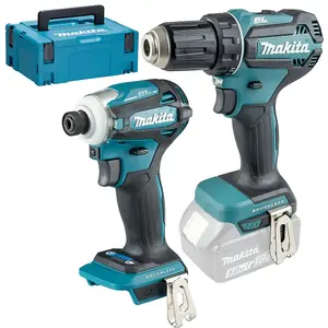 Makita 18V LXT Brushless Kit - DDF485 Drill Driver DTD172Z Impact Driver Makpac