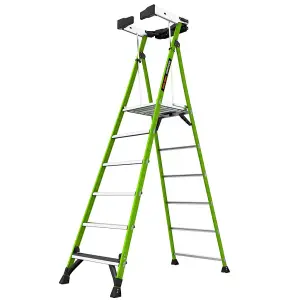 Little Giant 6 Tread Fortress GRP Platform Step Ladder