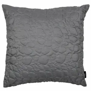 Bloxom Square Throw Cushion Charcoal Grey / 60 x 60cm