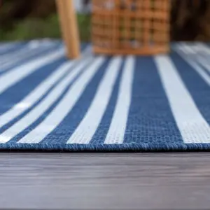 Ecology Collection Outdoor Rugs in Blue  300blu