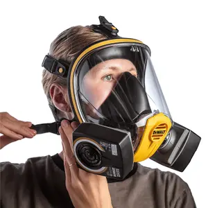 Dewalt Large A2P3 Full Face Protection Dust Mask Respirator + Extra Filters