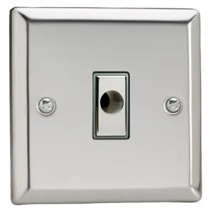 Varilight 16A Flex Outlet Plate Chrome