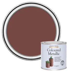 Rust-Oleum Copper Metallic effect Mid sheen Multi-surface Topcoat Special effect paint, 250ml