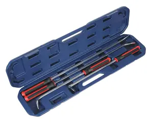 Sealey Pry Bar Set 4pc Heavy-Duty with Hammer Cap AK9100