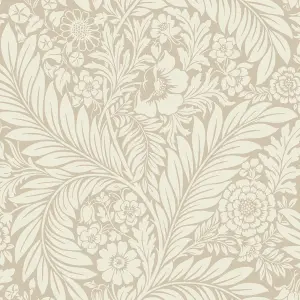 Belgravia Décor Florence All Over Leaf Natural Smooth Wallpaper