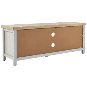 Beliani Scandinavian TV Stand Grey HAMP