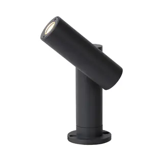 Lucide Tatum Modern Garden Spotlight Outdoor - LED - 1x4,5W 3000K - IP65 - Anthracite