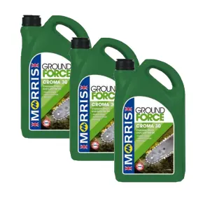 MORRIS Ground Force Chainsaw Chain Oil Guide Bar Blade Oil 3x5L