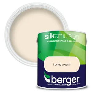 Berger Silk Emulsion Paint Frosted Cream - 2.5L