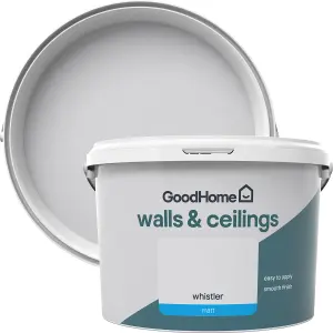 GoodHome Walls & ceilings Whistler Matt Emulsion paint, 2.5L