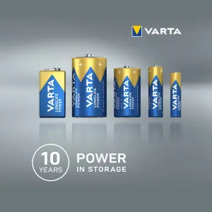 Varta 1.5V 2970mAh AA Batteries, Pack of 12