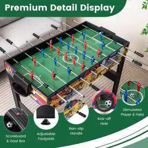 Costway 12-in-1 Combo Game Table Set Foosball Air Hockey Pool Ping Pong Shuffleboard