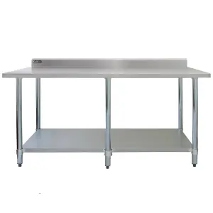 Commercial Stainless Steel Catering Table - 7ft Wide