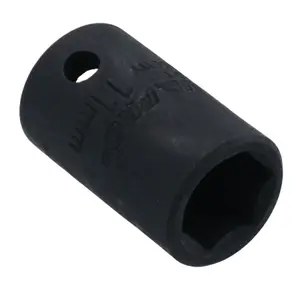 11mm 3/8in Drive Shallow Stubby Metric Impacted Socket 6 Sided Single Hex