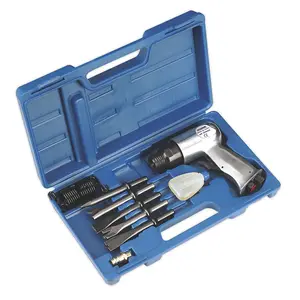 Sealey Air Hammer Kit with Chisels Medium Stroke SA12/S