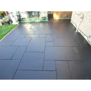 Limestone Sealer Black, Slate Sealer, (Smartseal), Protect, Enhance and Restore Natural Stone Patio, Ultra-Durable Solvent, 2 x 1L