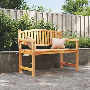 Berkfield Garden Bench 114x59x87 cm Solid Teak Wood