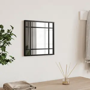 Mirl Rectangle Metal Wall Mirror 30cm H x 30cm W