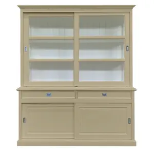 Stiles Display Cabinet Beige