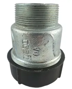 Agaflex 2" Inch BSP Male Thread x 60mm Pipe Compression Joint Fittings Connector Union