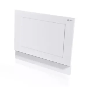 Aquarius Halite Waterproof Traditional Shaker End Bath Panel White Gloss 800mm