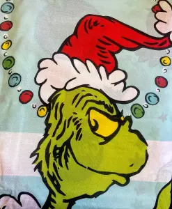 The Grinch It's That Time Again Duvet Cover Set Reversible Kids Christmas Bedding Single