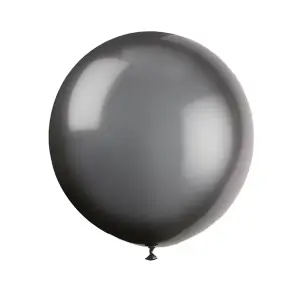 Unique Party Gender Reveal Latex Confetti Balloon Kit Black (One Size)