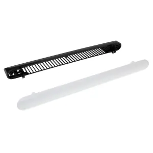 Yale SlotVent Trickle Vent - 2500EA, Black / White (Inside)