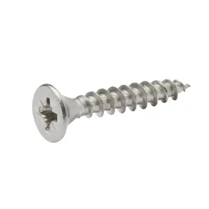 Diall Pozidriv Stainless steel Screw (Dia)5mm (L)30mm, Pack of 20