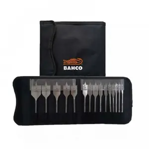 Bahco BAH9529S15P 15 Piece Flat Spade Drill Bit Set 6mm 35mm in Wallet 9529SET15