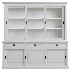 Anneros Display Cabinet Aesthetic White